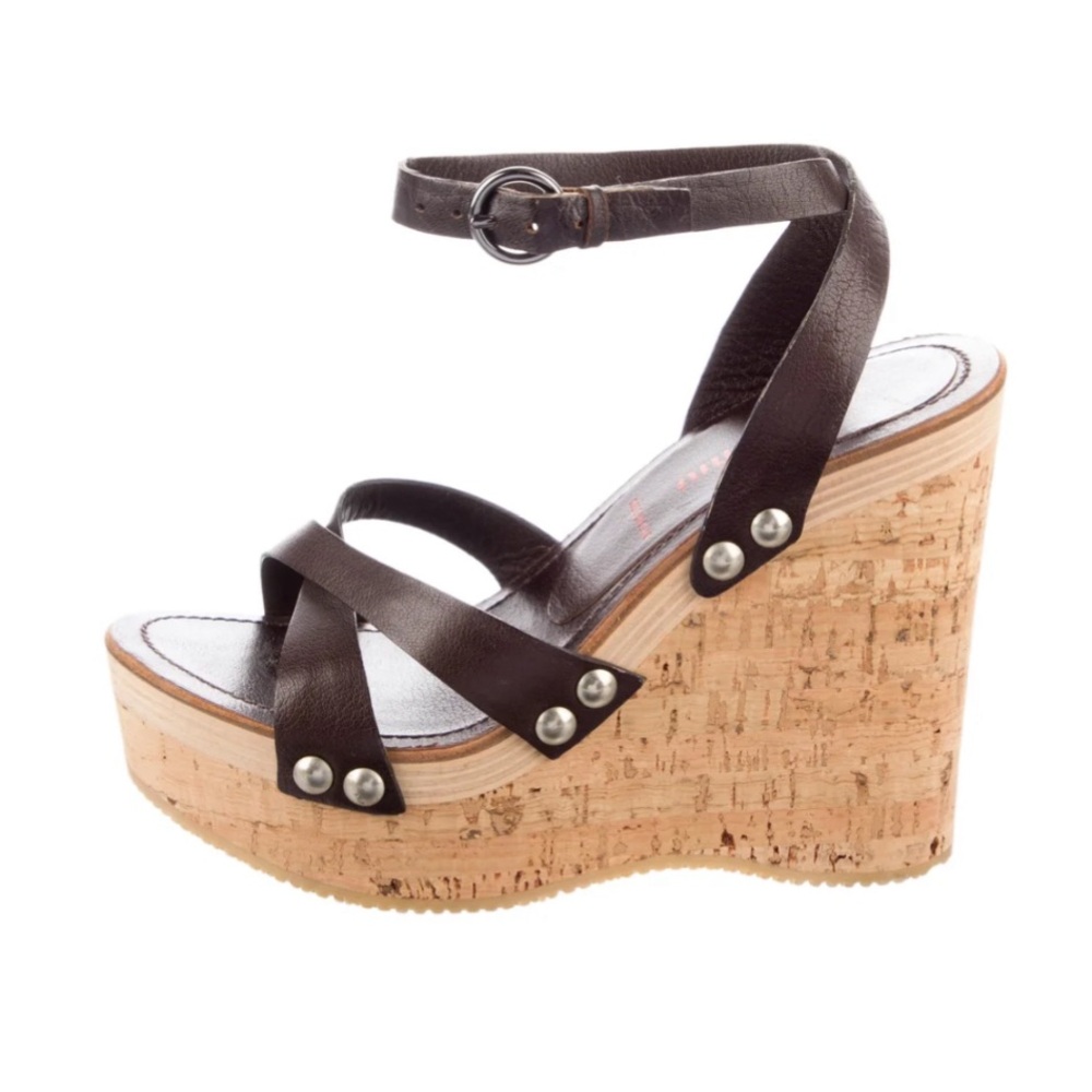 Mini Miu brown wedges Size 37/7